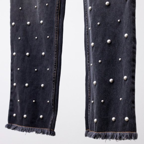 Isabel Marant Etoile Beaded Dulano Denim Trousers - Picture 8 of 12